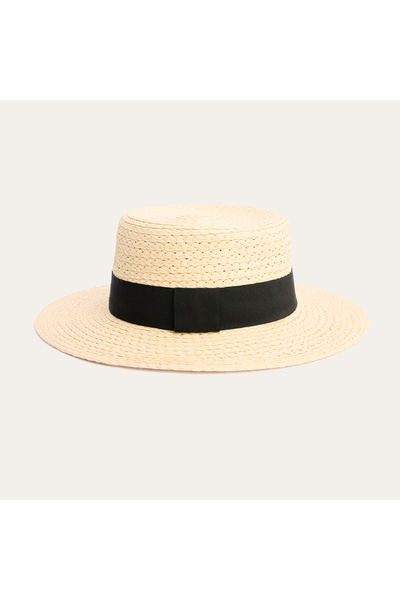 Mudo Ribbon Straw Fötr Hat