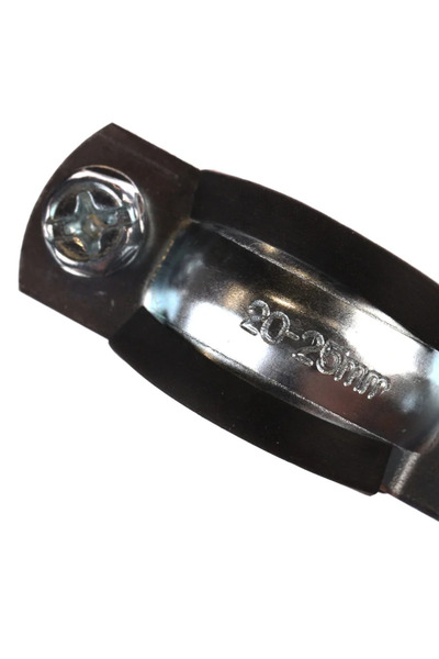 OEM Brida fixare dubla, cu diblu, otel zincat, Ø 20 - 25 mm