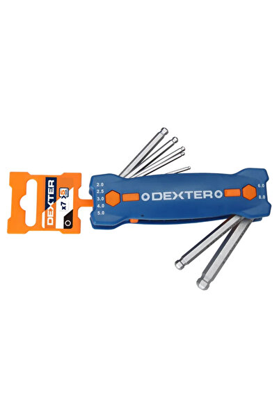 Dexter Set 7 chei imbus Dexter, hexagonale, 2 - 8 mm