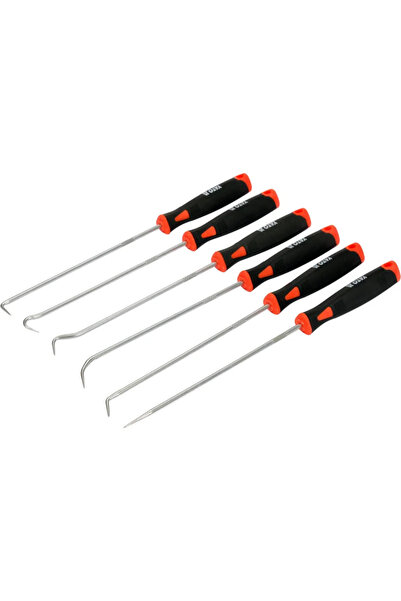 OEM Σετ 6 γάντζων εξαγωγής φλάντζας Yato, 240 mm, χρώμιο-βανάδιο