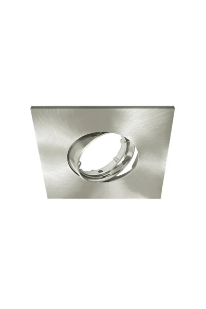 Inspire Davia recessed spotlight, adjustable, GU10, 10 W, square, silver