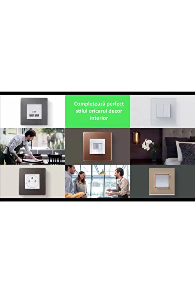 OEM Decorative frame for 4 Schneider Unica Studio modules, IP 20, white