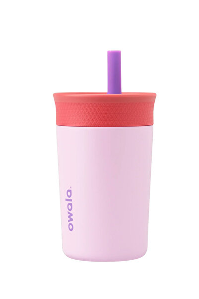 Alvora Owala 12 oz (355 ml) Kids Double-Layered Stainless Steel Thermos with ...