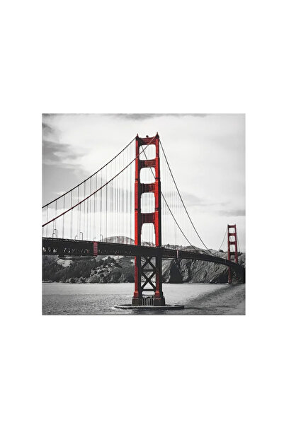 Inspire Tablou canvas Brooklyn bridge, 40 x 40 cm