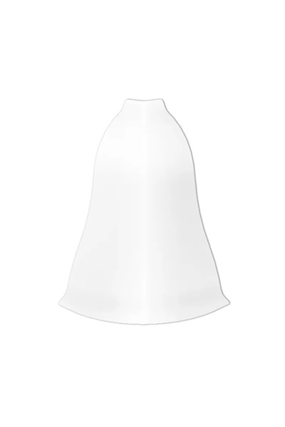 OEM Външен ъгъл за PVC перваз, 55 мм, Artens, 55 бял, 2 бр./опаковка