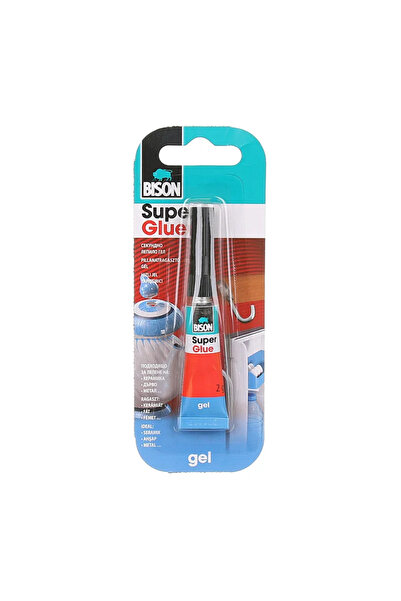 OEM Bison Super Glue Gel, κόλλα επισκευής, 2 ml, Διαφανές