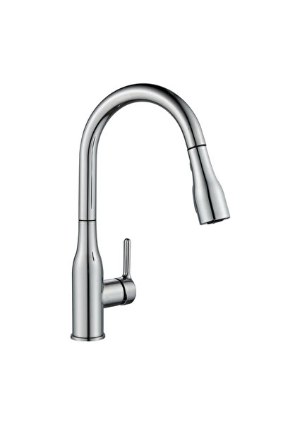 OEM Βρύση κουζίνας Delinia Fanny, Μονό μοχλού, χρωμιωμένη