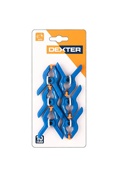 Dexter Πένσα στερέωσης Dexter, 65 mm (σετ 6 τεμαχίων)