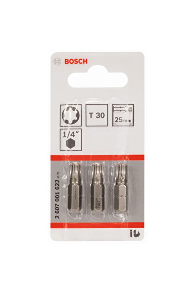 OEM Μύτες T30 XH Bosch, ατσάλι, 25 mm (σετ 3 τεμαχίων)