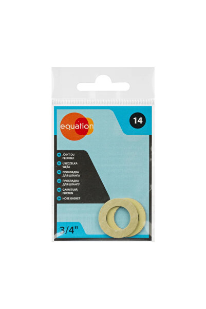EQUATION Garnituri etansare Equation, pentru furtun, fibra, 3/4" (set 2 buc)