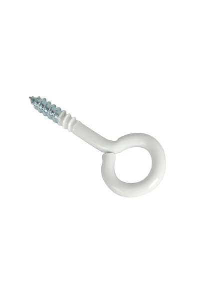 STANDERS Holsurub cu inel inchis, otel, 3.5 x 20 mm, alb (set 12 buc)