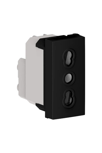 OEM Himel single socket, 1 module, black