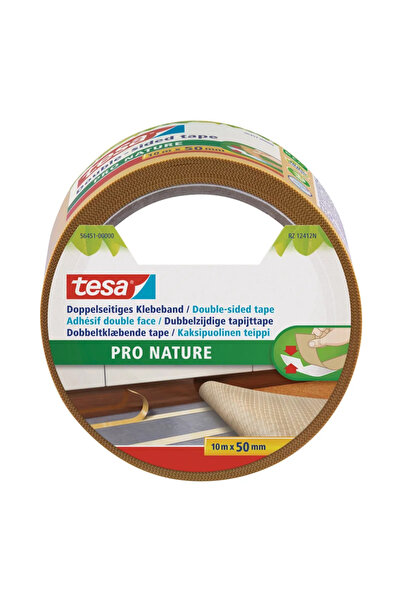 OEM Αυτοκόλλητη ταινία διπλής όψης Tesa Pro Nature, 50 mm x 10 μέτρα, μπεζ