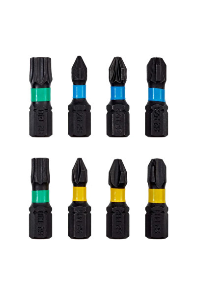 Dexter Επαγγελματικές μύτες, 25 mm (σετ των 8)