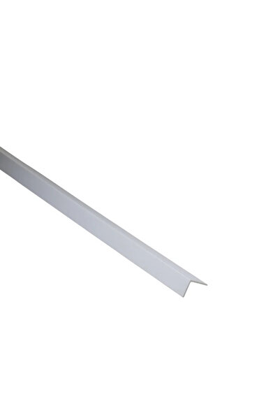 STANDERS Γωνία PVC, 15 X 10 X 1 mm, L = 1 μέτρο, ματ λευκό