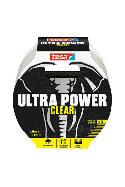 OEM Ταινία επισκευής Tesa Ultra Power Clear, 10 μέτρα x 48 mm, Διαφανές