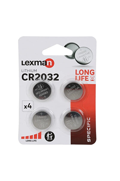 Lexman Baterii lithium CR2032 3V (set 4 buc)