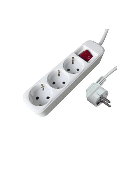 Lexman Lexman extension cord, IP20, 3 sockets, 3 x 1.5 mmp, 3680 W, 3 meters,...