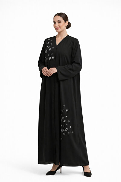 Haz عباية نيدا ستار بلاك