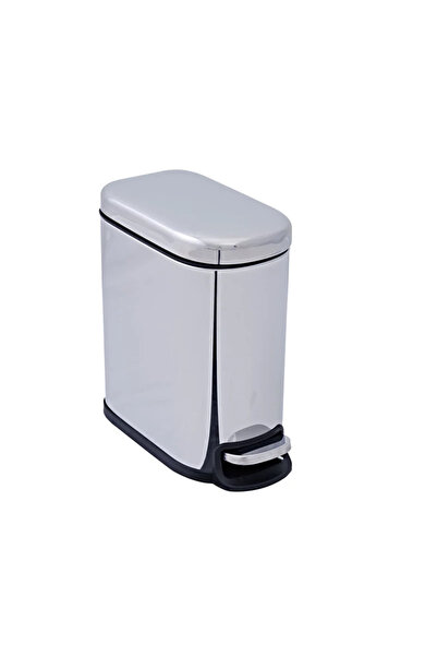 sensea Remix Slim bathroom waste bin, 5 L, with pedal, rectangular shape, ste...