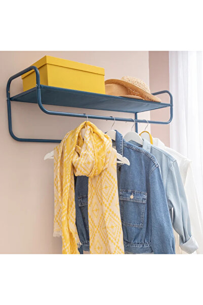 Spaceo Ράφι με κρεμάστρα, μπλε