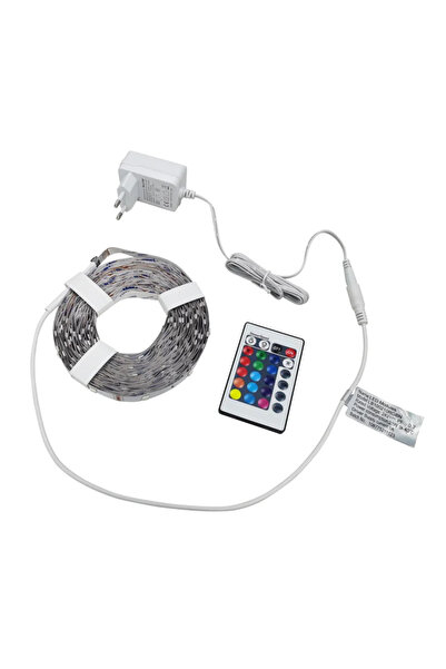 OEM LED strip kit, 10 meters, 17.5 W, RGB, 24 V, with remote control