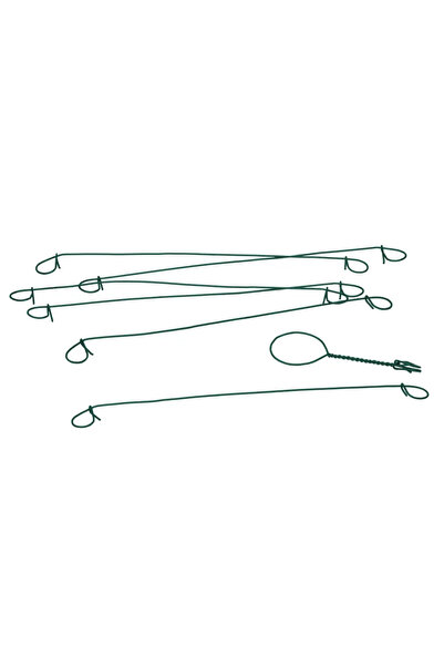 Naterial Cleme fixare plasa umbrire, otel, verde (set 200 buc)