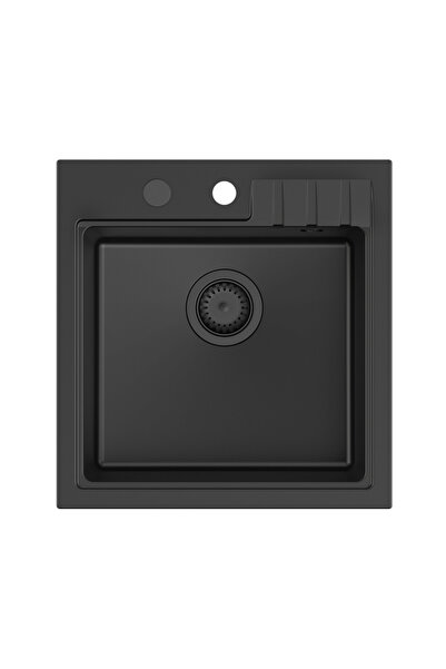OEM Νιπτήρας κουζίνας Peter 110 από σύνθετο υλικό, 50 x 52 cm, βάθος λεκάνης ...