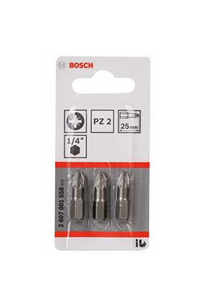 OEM Biti PZ2 XH Bosch, otel, 25 mm (set 3 buc)
