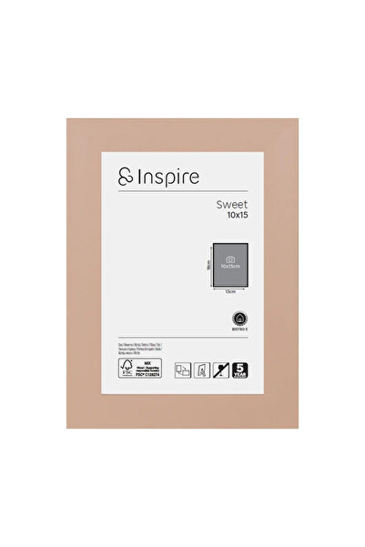 Inspire Κορνίζα φωτογραφιών Sweet, 10 x 15 εκ., πλαστική, ροζ