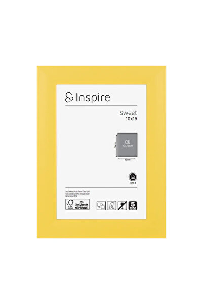 Inspire Rama foto Sweet, 10 x 15 cm, plastic, auriu