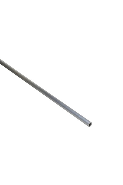 STANDERS Στρογγυλός σωλήνας από ακατέργαστο αλουμίνιο, 6 X 1 mm, L = 1 μέτρο