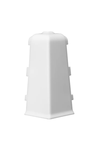 OEM Colt exterior pentru plinta PVC, 70 mm, Artens, alb, 2 buc/pachet