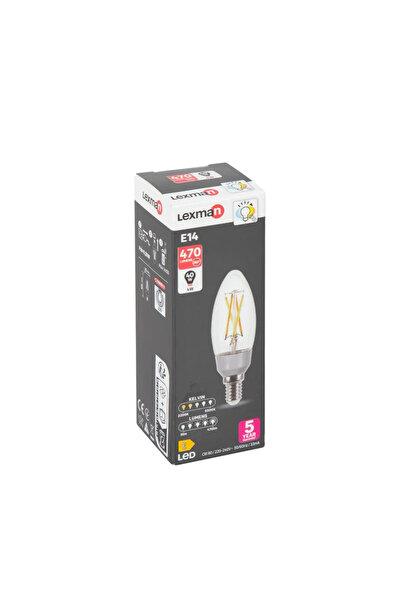 Lexman Bec LED Lexman, E14, C35, 4 W, dimabil, cu schimbarea temperaturii de ...