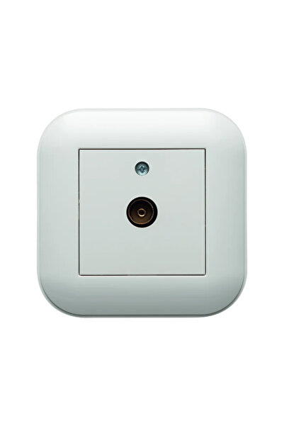 OEM Ovivo Loft TV socket (RJ), end, classic, IP20, white