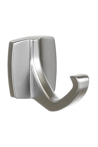 OEM Κρεμάστρα τοίχου, απλή, μεταλλική, 5,5 cm, ματ χρώμιο