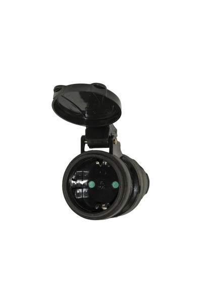 Lexman Cupla inel cu capac, 16A, negru,