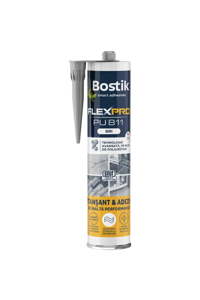 OEM Adeziv si etansant Bostik PU 811 FlexPro, de asamblare si montaj, 300 ml,...