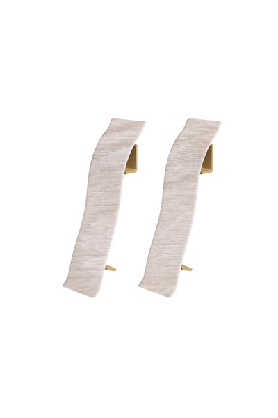 OEM Σφιγκτήρες σοβατεπί PVC, 55 mm, Artens Girona 55.107, καρυδιά, 2 τεμάχια/...