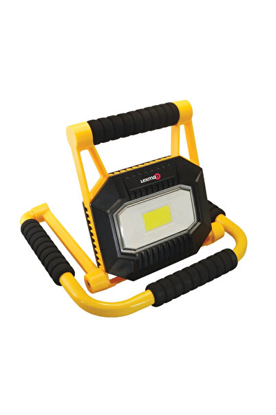 Lexman Proiector LED Lexman, reincarcabil, 1200 lm, ABS, pliabil, galben/negru