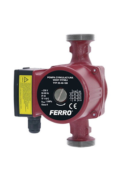 OEM Pompa de circulatie Ferro, 25-40, H max 4 metri, L 180 mm, debit maxim 3....