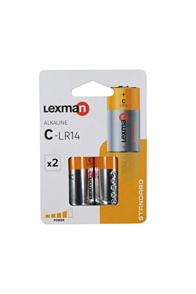 Lexman Baterii alcaline Standard LR14 C 1.5V (set 2 buc)