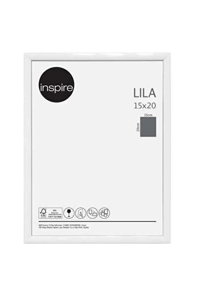 Inspire Rama foto Lila, 15 x 20 cm, plastic, alb