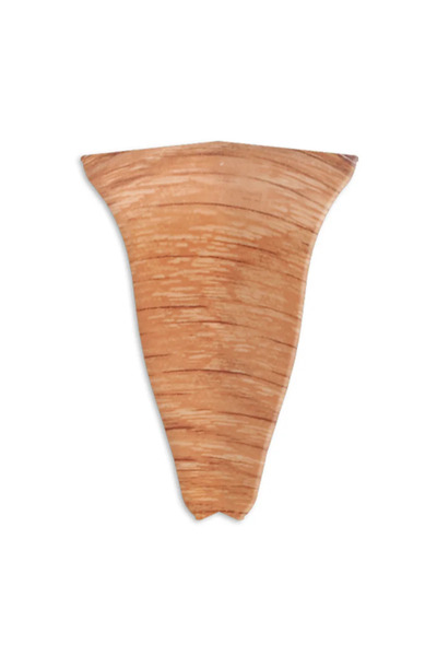 OEM Εσωτερική γωνία σοβατεπί PVC, 55 mm, 55,67, ανοιχτόχρωμη δρυς, 2 τεμάχια/...