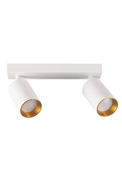 OEM Spot pe bara Maribel, 2 x GU10, 10 W, alb/auriu