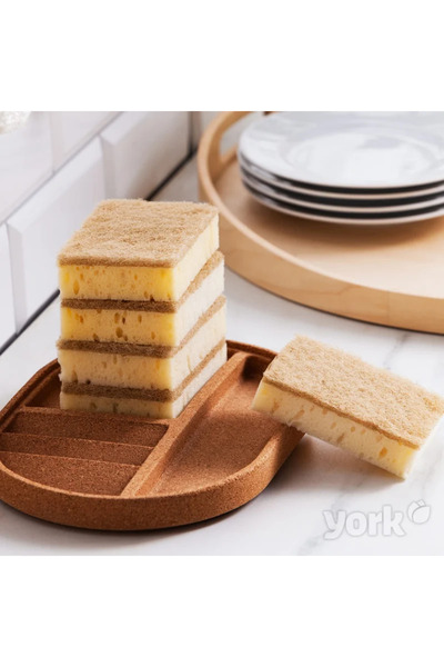 OEM Burete abraziv, din fibre din agave, York, 2 buc/set