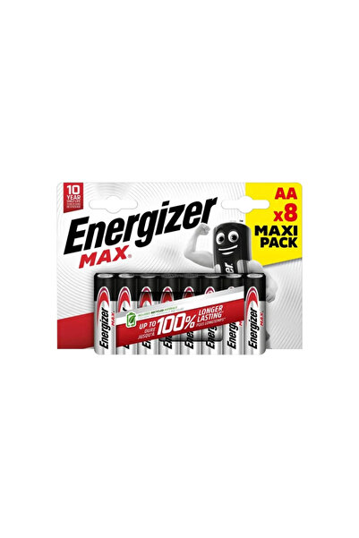 OEM Αλκαλικές μπαταρίες Energizer Max AA (σετ 8 τεμαχίων)