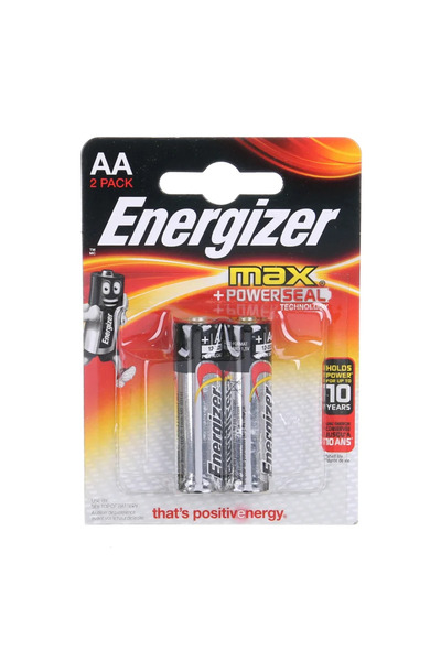 OEM Αλκαλικές μπαταρίες Energizer Max AA (σετ 2 τεμαχίων)