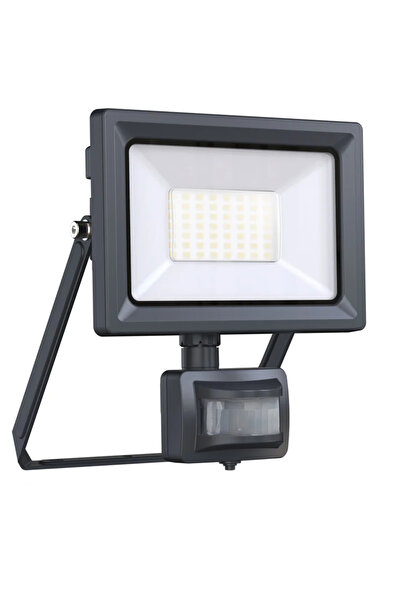 Inspire Προβολέας LED Yonkers, 30 W, 4050 lm, IP44, αισθητήρας κίνησης, γκρι