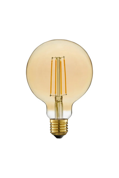 Lexman Bec LED decorativ Lexman, E27, G95, 5.9 W, alb cald, 2700K, 806 lm, ti...